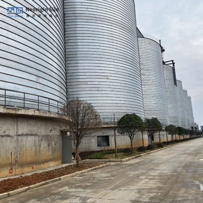 螺旋式固体废弃物钢筒仓