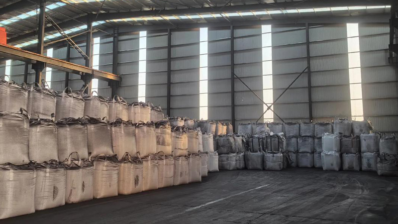 Calcinated coke production end