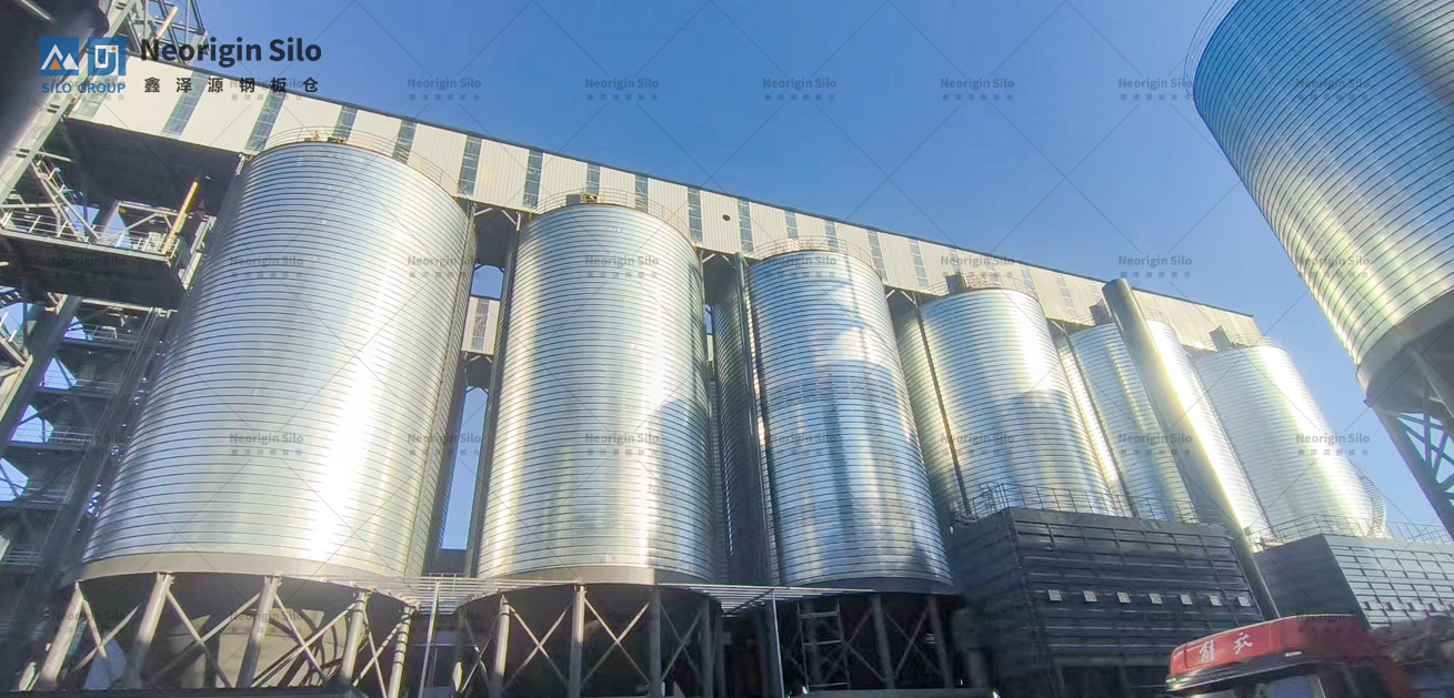 螺旋式轻烧氧化镁储存钢板仓_4