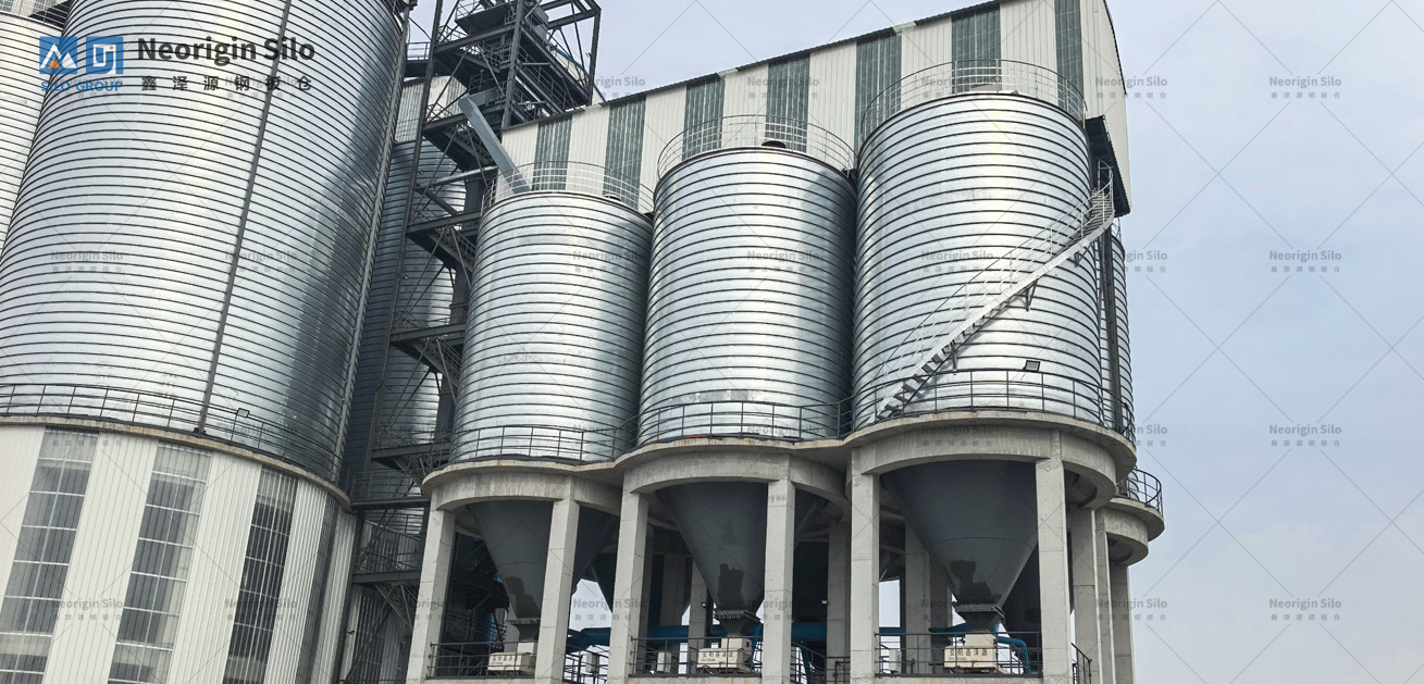 螺旋式载氟氧化铝钢板仓_3