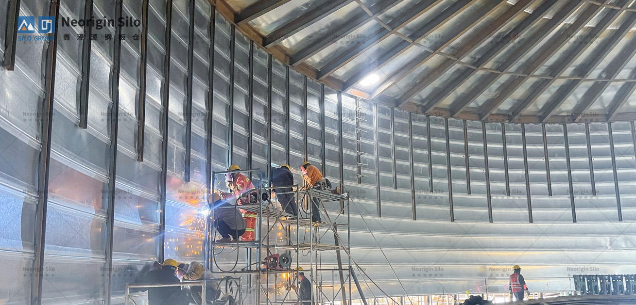 螺旋式轻烧氧化镁钢板仓_4