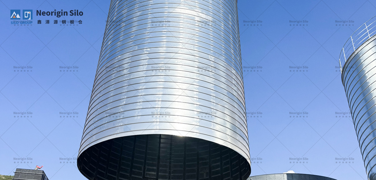 螺旋式载氟氧化铝钢板仓_2