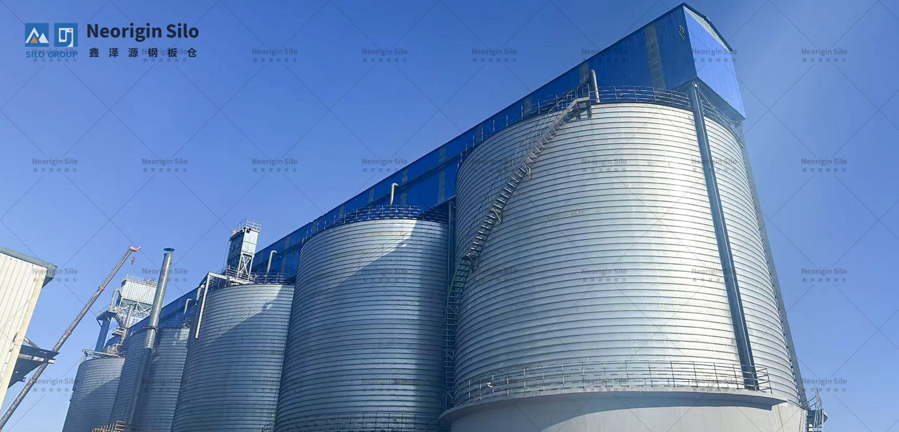 螺旋式载氟氧化铝钢板仓_1