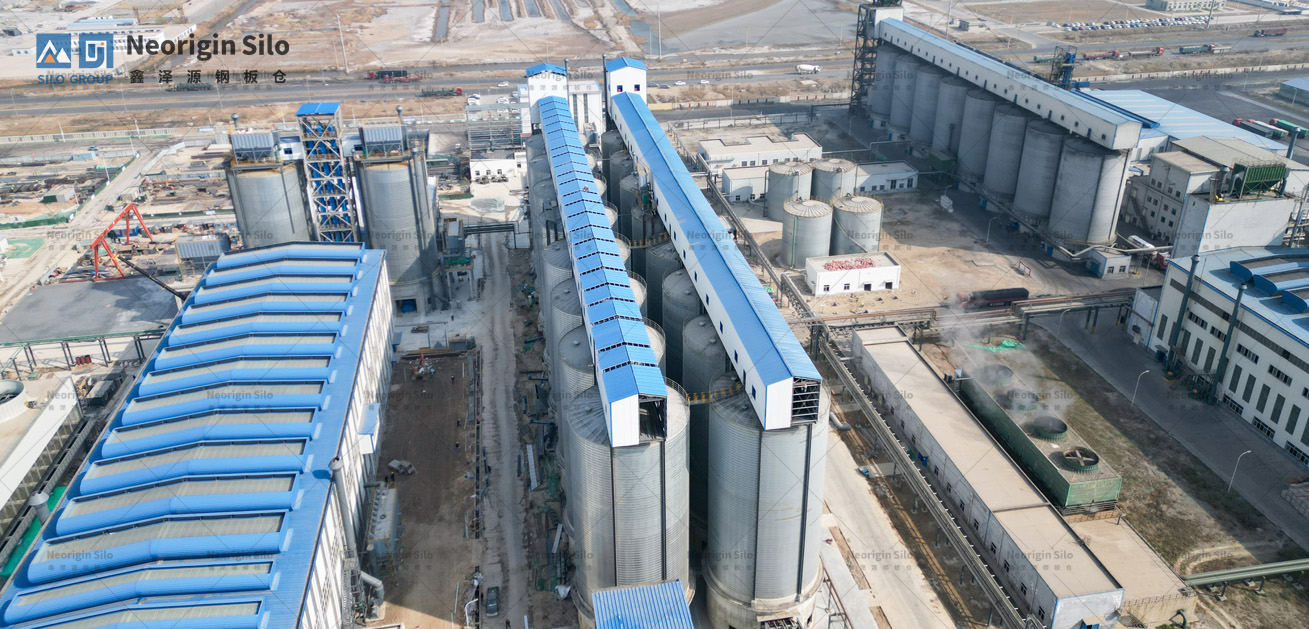 螺旋式固体废弃物钢筒仓_1