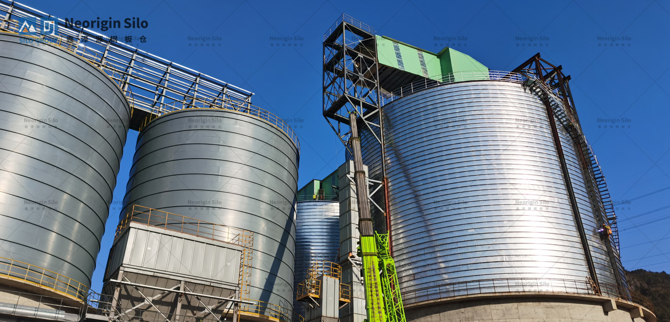 螺旋式固体废弃物钢筒仓_2