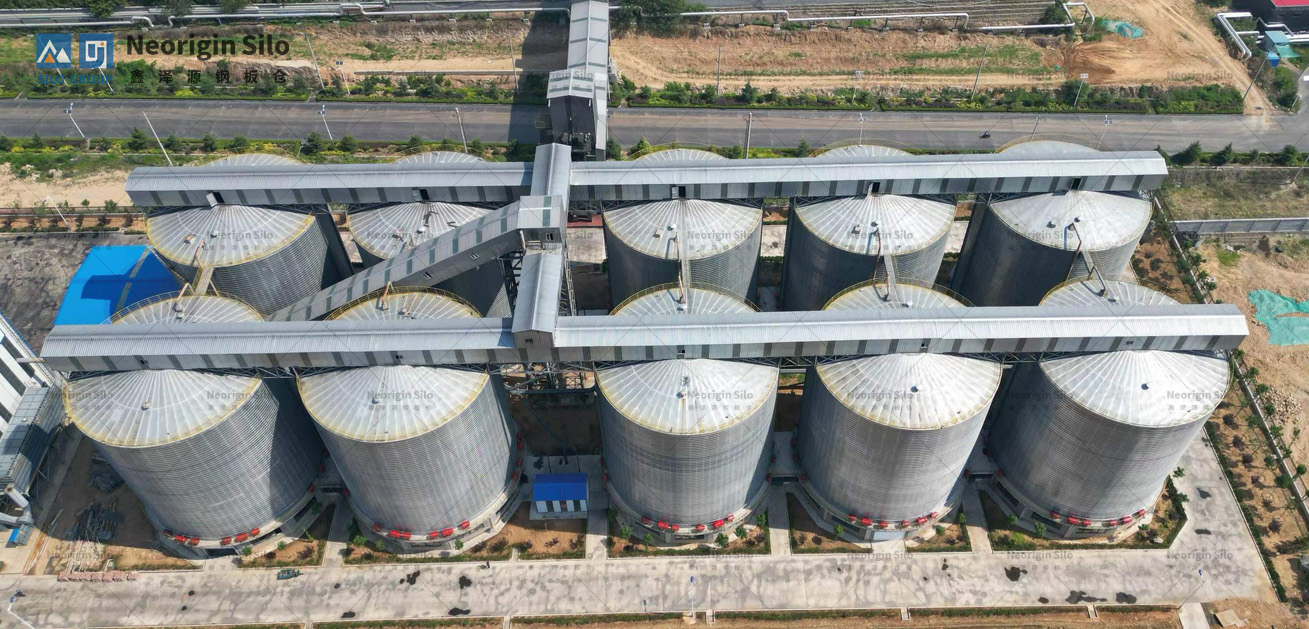 螺旋式固体废弃物钢筒仓_3