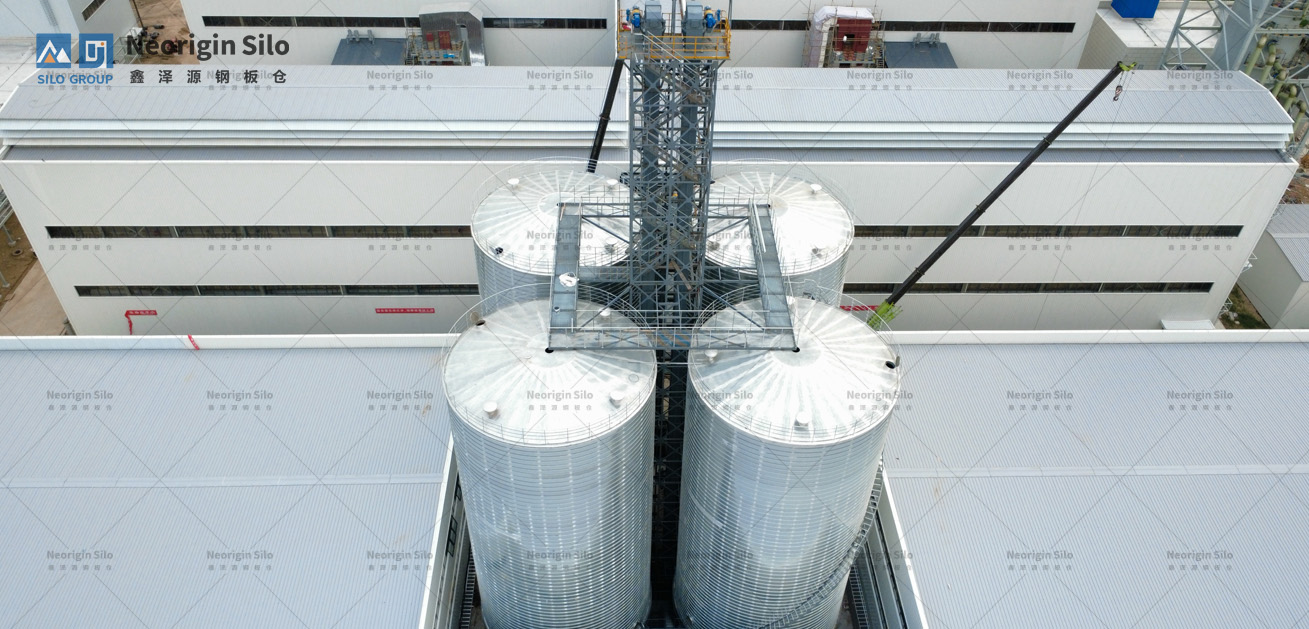 螺旋式固体废弃物钢筒仓_1