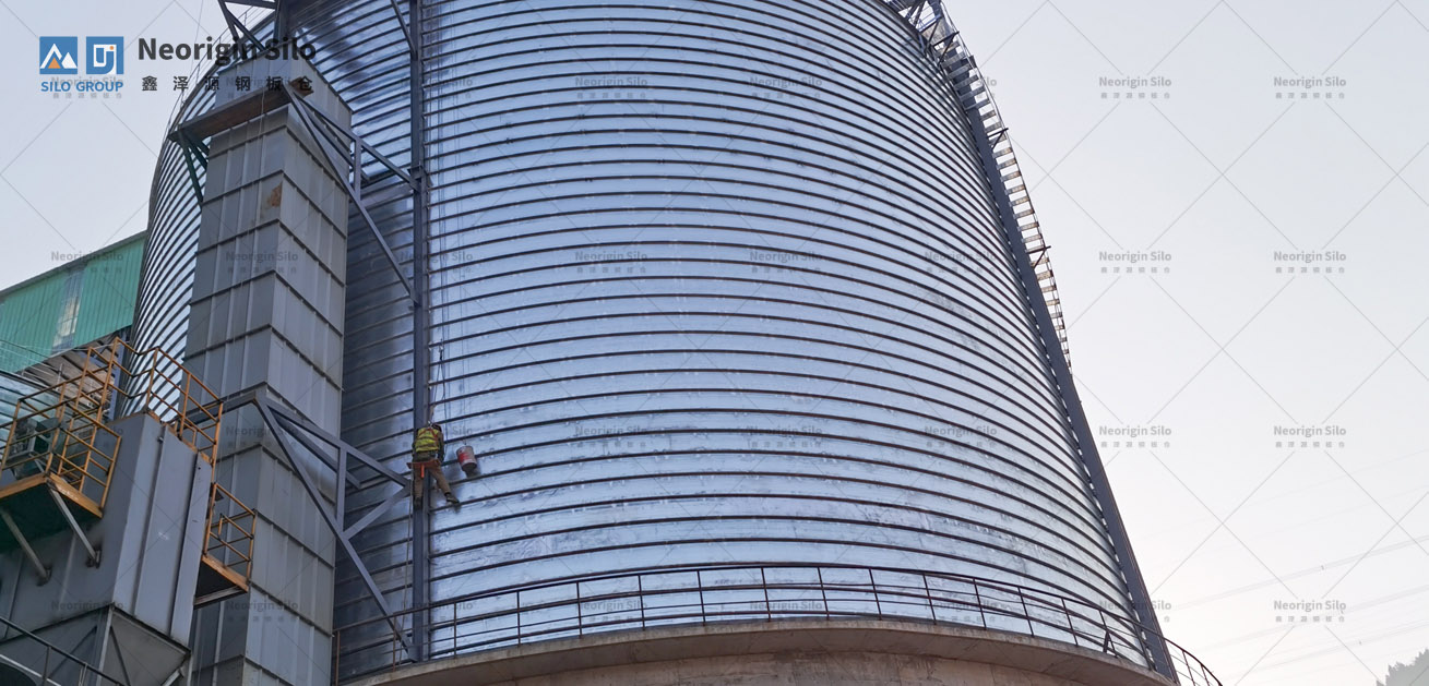 水泥配料钢筒仓_2