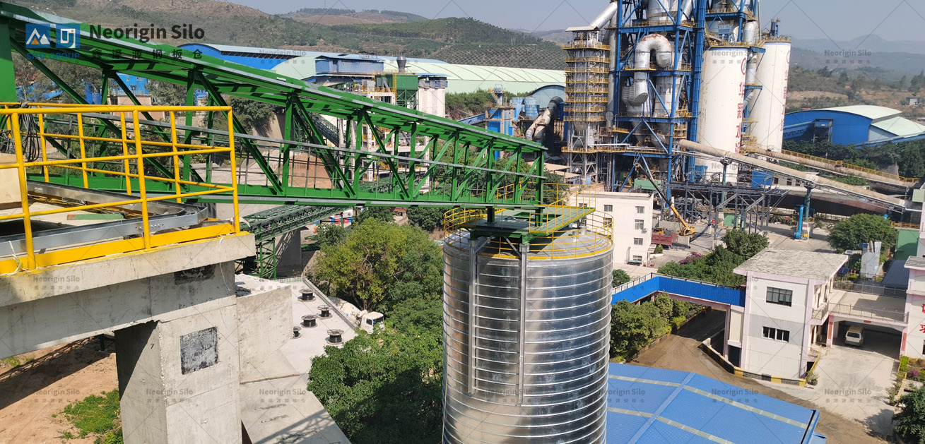 水泥配料钢筒仓_2