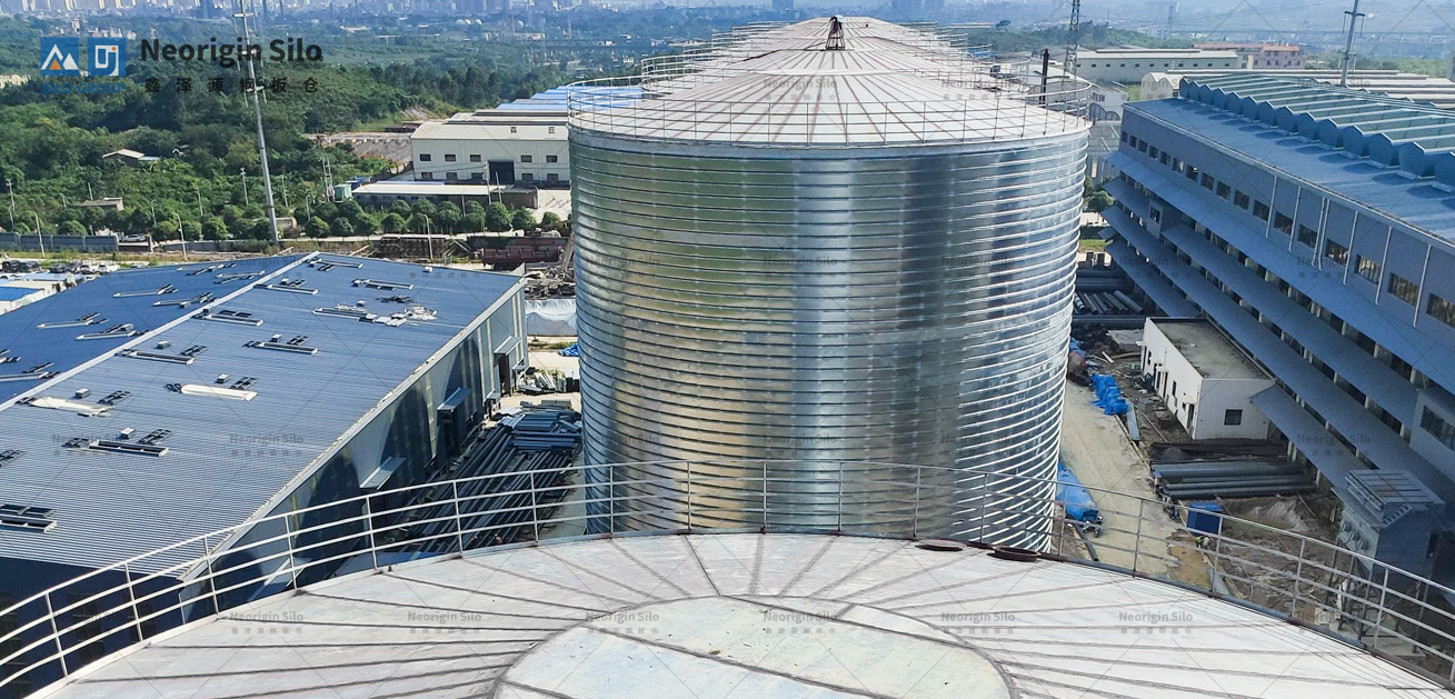 氧化铝中转钢筒仓_2