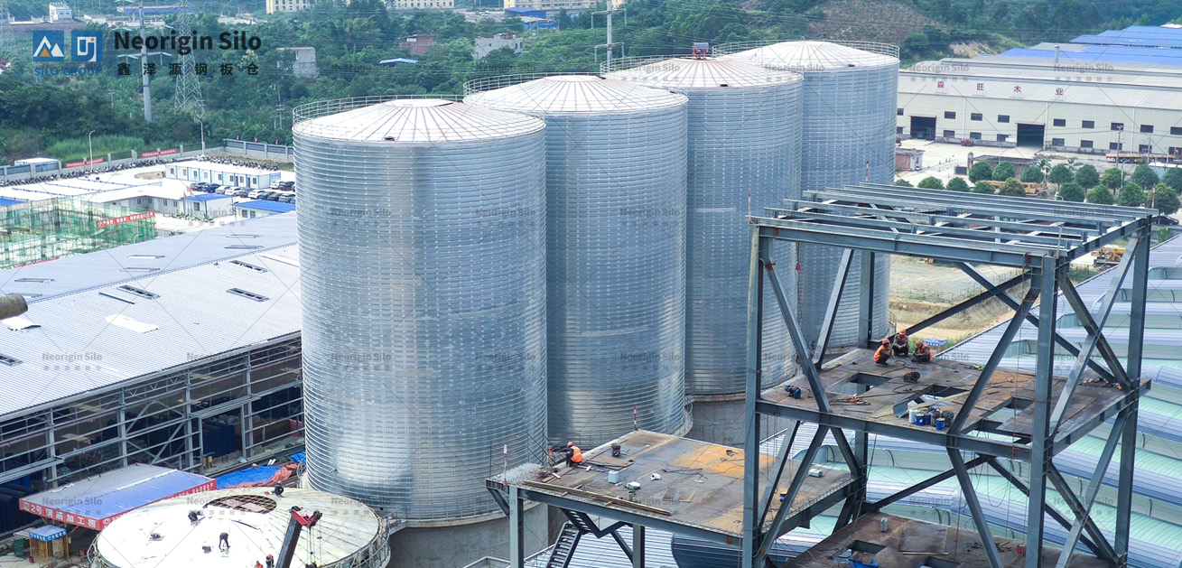 氧化铝中转钢筒仓_3