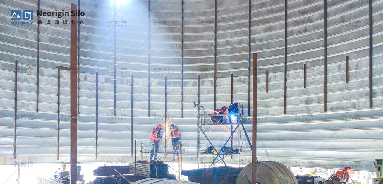 氧化铝中转钢筒仓_4