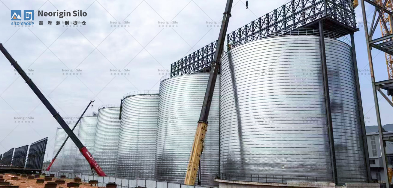 石灰石粉钢筒仓_3