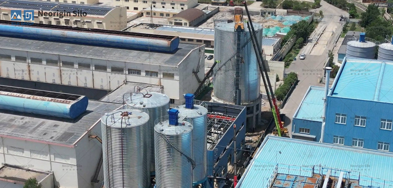 石灰石粉钢筒仓_1